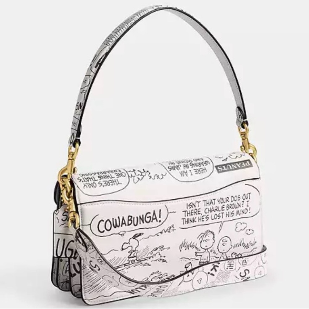 BNWT Coach x Peanuts Tabby Shoulder Bag 26 - Picture 13 of 16